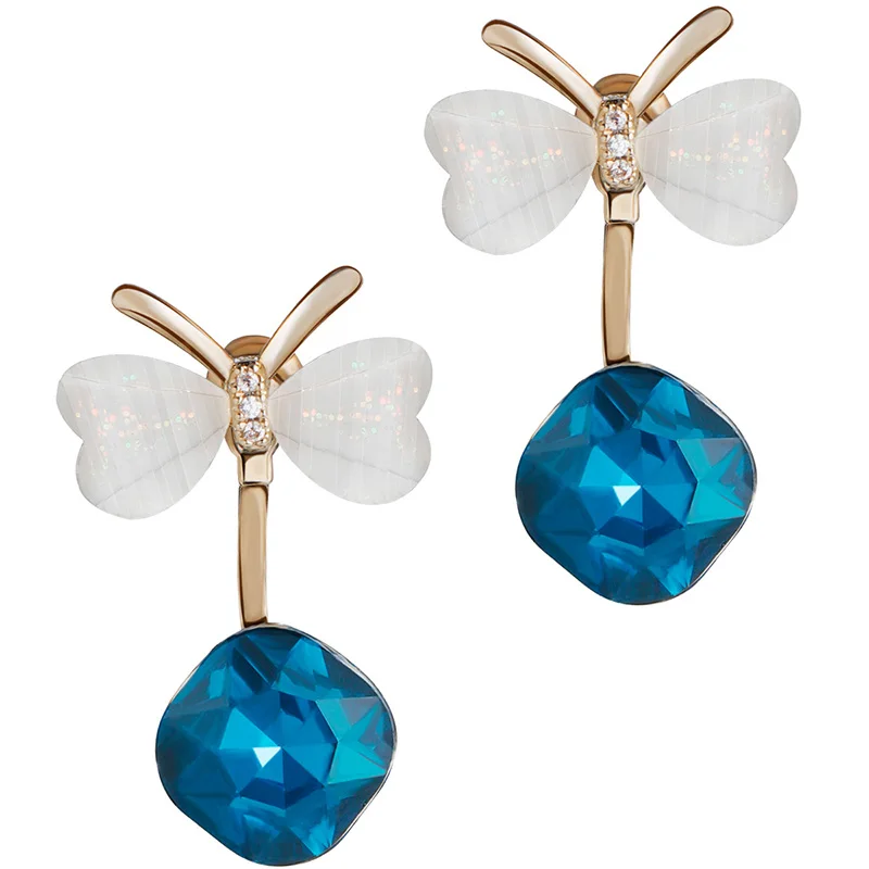 

Special a multi-purpose fashionable temperament earrings earrings kiss Butterfly Fairy new trend in 2021 S2578E1
