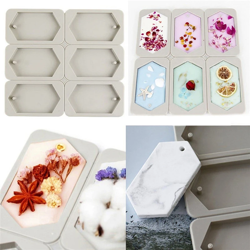 Силиконовая форма для мыла ручной работы шестигранный воск ароматерапии