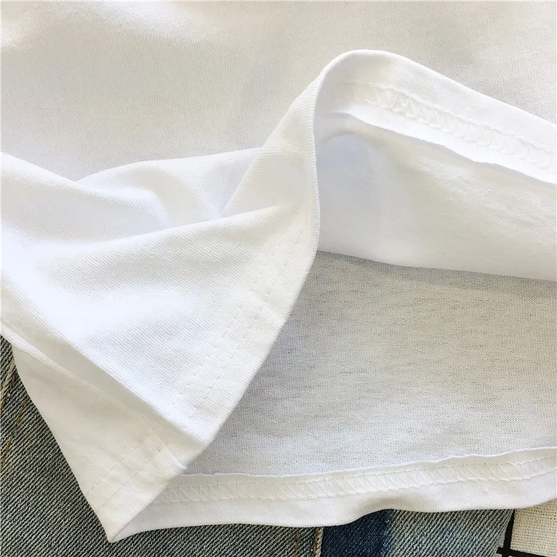 Новая модная летняя повседневная футболка в стиле Харадзюку с японскими буквами