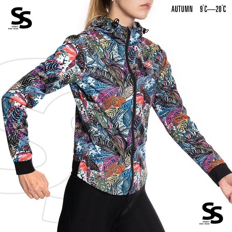 

SPAKCT Cycling Jacket Windproof High Visibility Multi Function Jersey Road MTB Bike Bicycle Quick Dry Women Coat Windbreaker