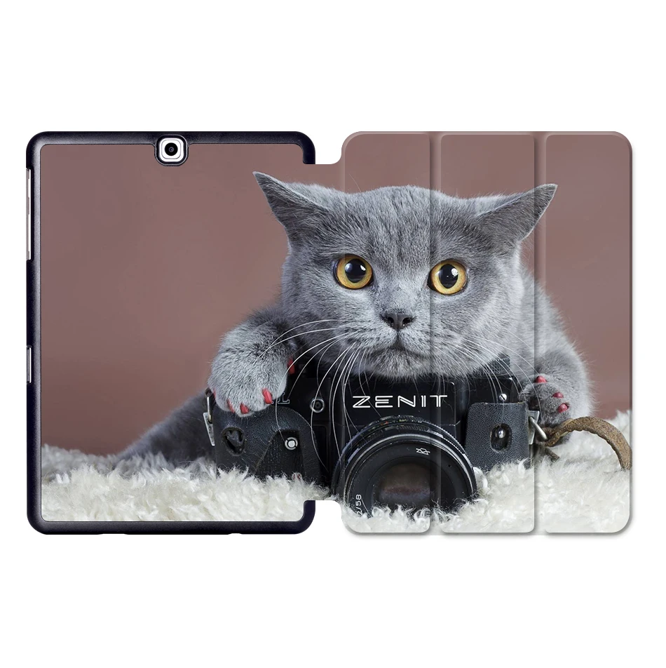 MTT из искусственной кожи чехол для samsung Galaxy Tab A 9,7 ''T550 T555 SM-P550 SM-P555 откидная подставка умный чехол мультяшный чехол для планшета Funda - Цвет: SS10