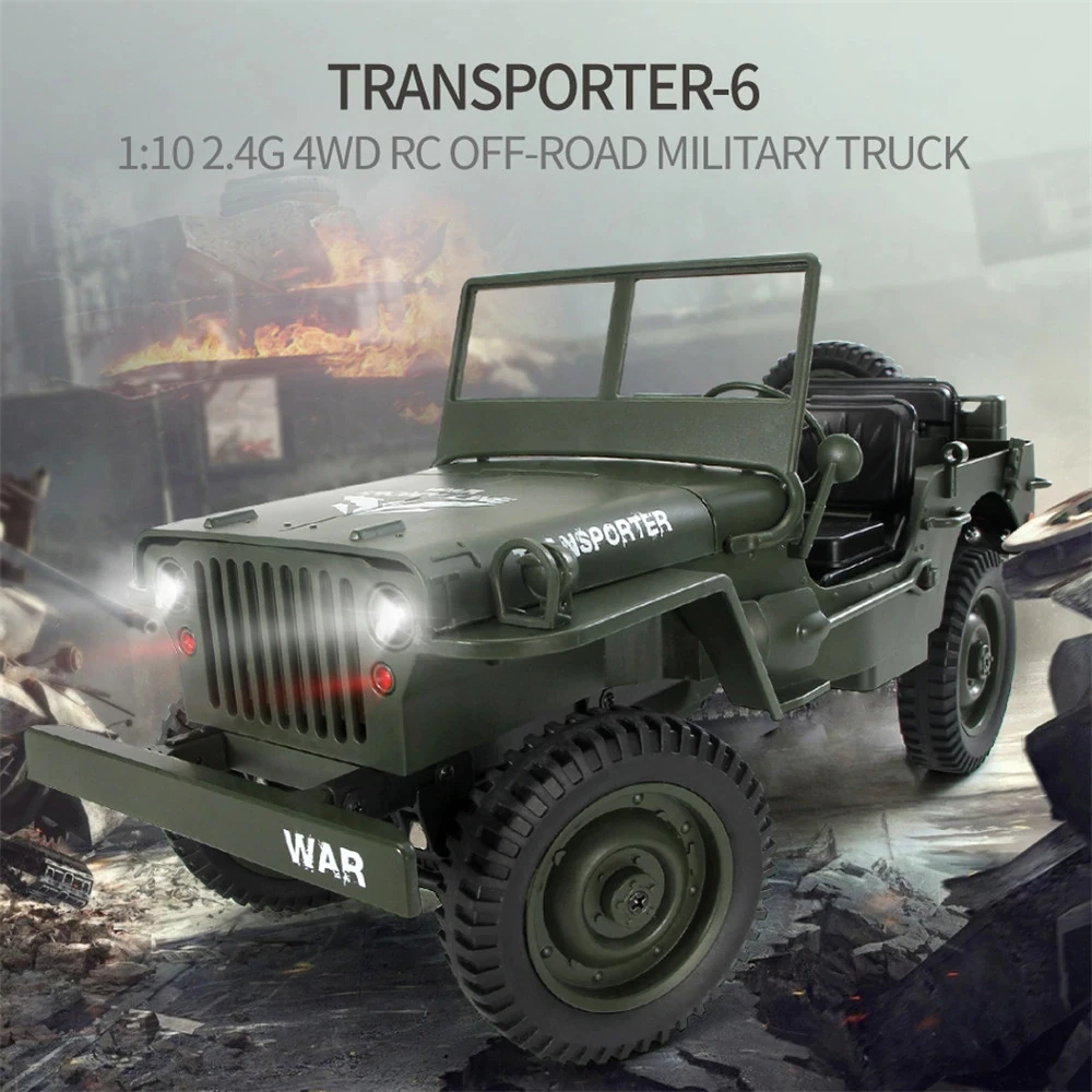 Высокоскоростной джип Радиоуправляемый автомобиль 2019 JJRC Q65 2 4G 4WD автомобили с