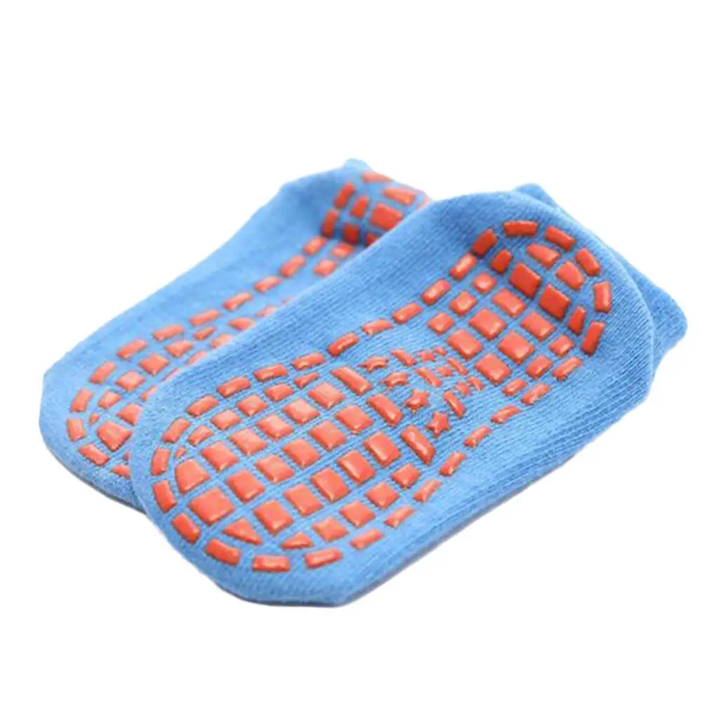 

Solid Color Kids Girl Boy Anti Slip Breathable Elastic Sports Ankle Floor Socks