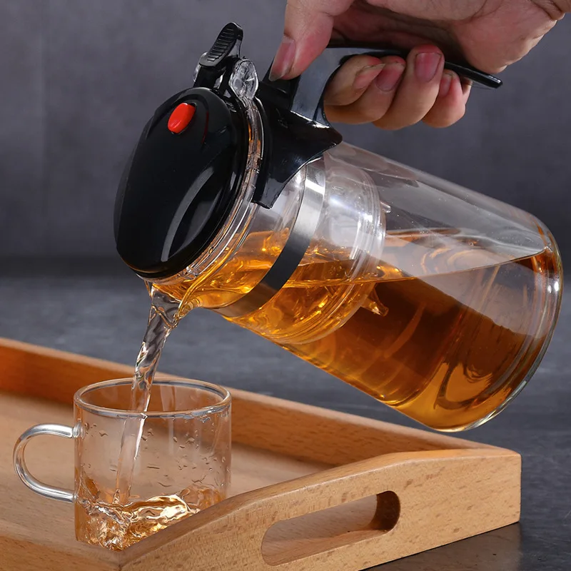 

Tea set filter teapot office glass tea cup Travel Gift 500 ml 900ml