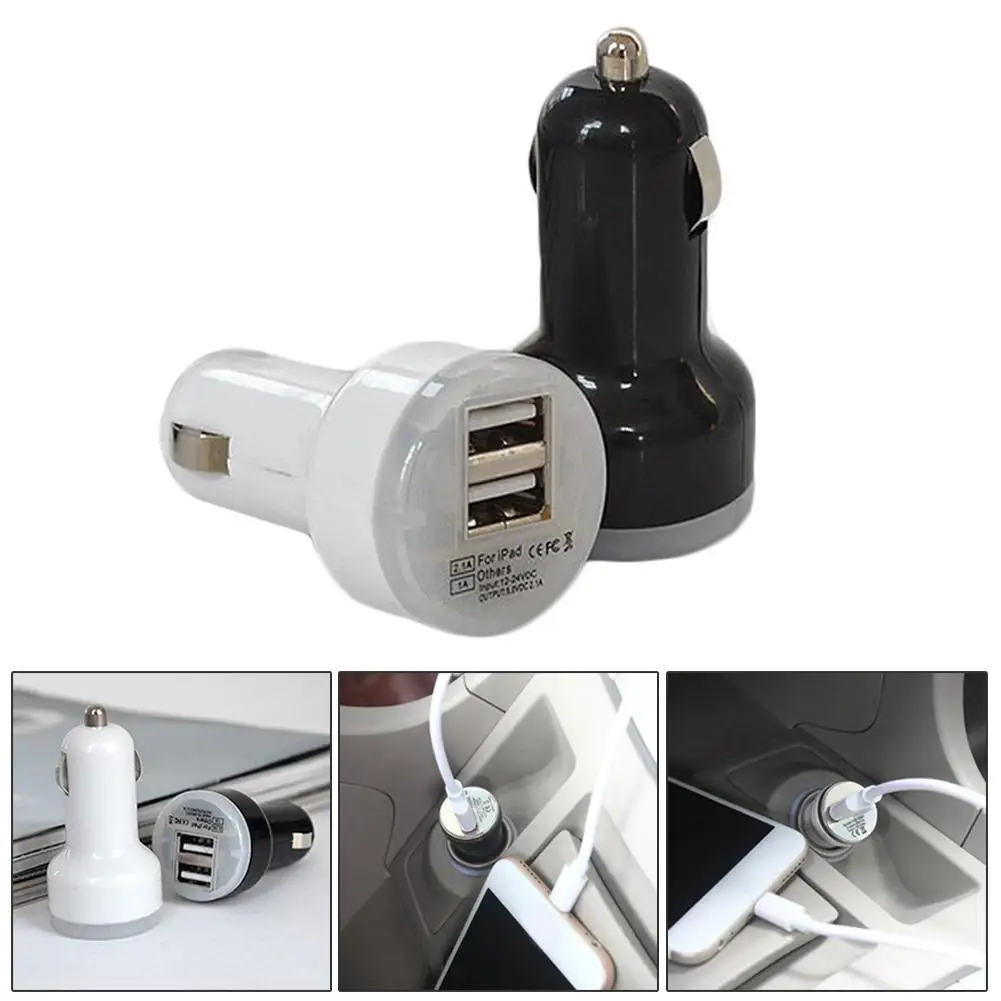 4 8a двойное автомобильное зарядное устройство USB 2-портовый универсальный адаптер