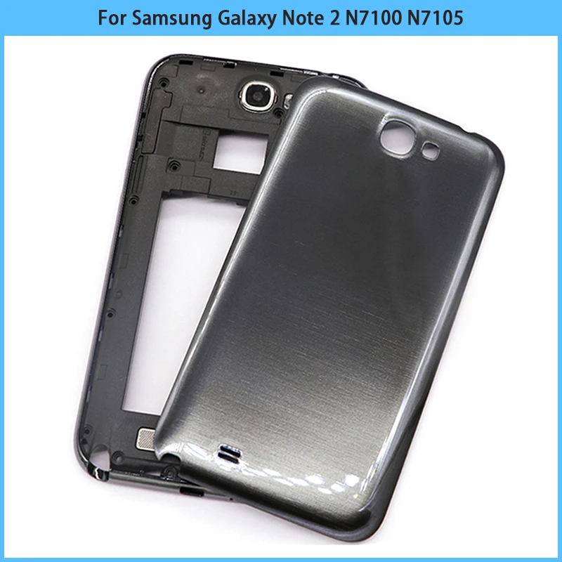 Новый чехол N7100 с полным покрытием корпуса для Samsung Galaxy Note 2 N7105 Крышка батарейного