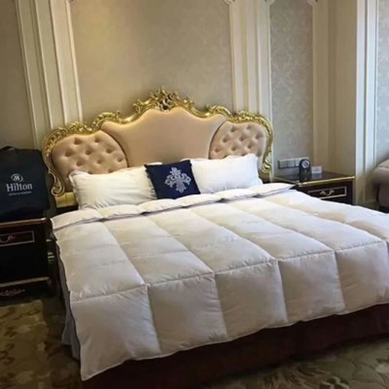 Роскошное стеганое одеяло из 100% гусиного пуха на заказ королевская королева