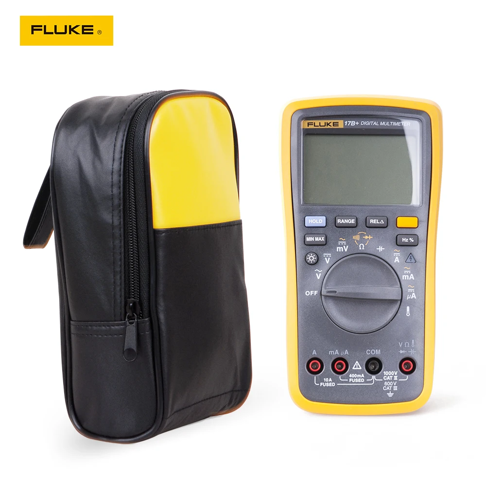 

Цифровой мультиметр Fluke 17B +, щуп температуры TL75, измерительные щупы + мягкий чехол в комплекте