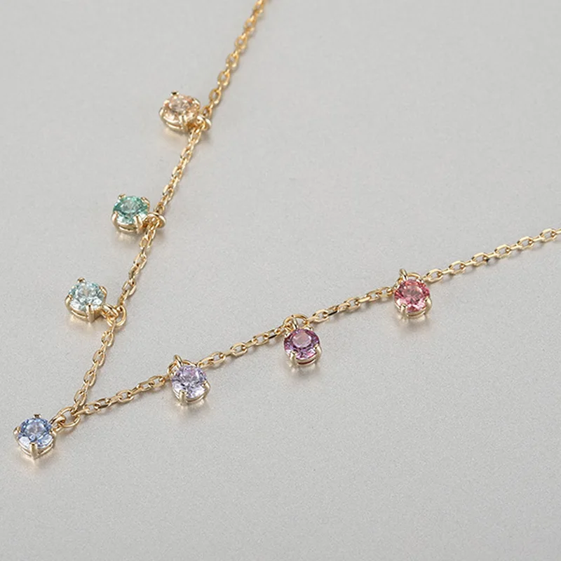 PANDOO модное Очаровательное ожерелье из чистого серебра 925 пробы оригинал 1:1 копия