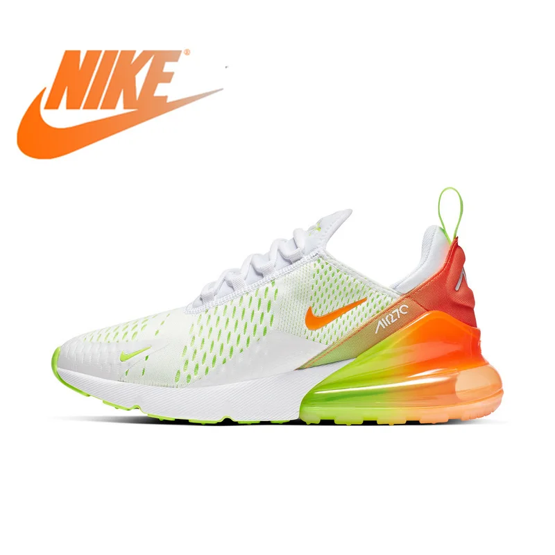 Оригинальные подлинные мужские кроссовки для бега Nike Air Max 270 уличная спортивная