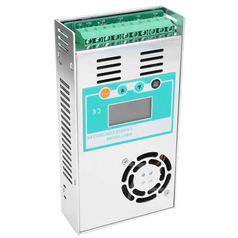 

MPPT Solar Charge Controller 12V 24V 36V 48V Battery Regulator with Intelligent Electric Fan