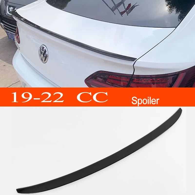 

CC 2019 + ABS пластиковый автомобильный спойлер для заднего багажника для Volkswagen CC 2019 2020 2021 2022