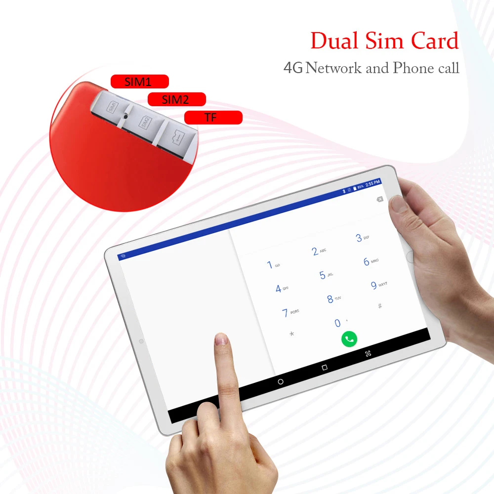 

In Stock A1008 10 Inch Tablet 3G/4G Phone Call Touch Screen MTK6737 Google Play Android 8.1 WiFi GPS Bluetooth 10.1 Tablets Pc