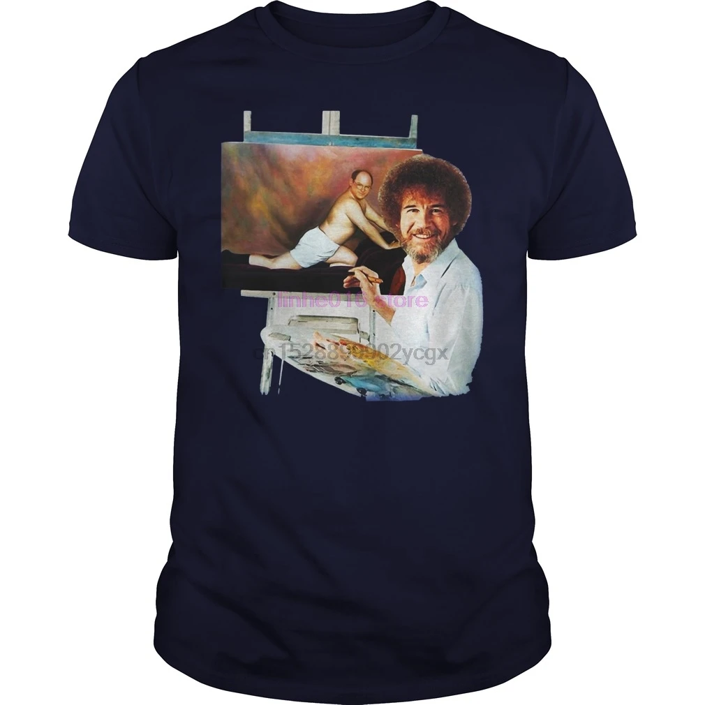 Брендовая мужская рубашка с изображением Боба Росса это мой хобби|Мужские