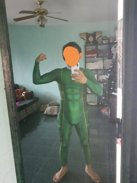 Зеленый Kyoryu снаряжение костюм Zyuranger Ranger Косплэй спандекс Костюмы для косплея