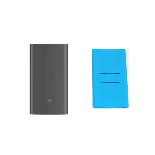 Add Blue Case Xiao mi mi power Bank 10000 mAh Pro 10000 mAh power bank быстрое зарядное устройство QC 2,0 type-C внешний аккумулятор для смартфона - Цвет: Add Blue Case