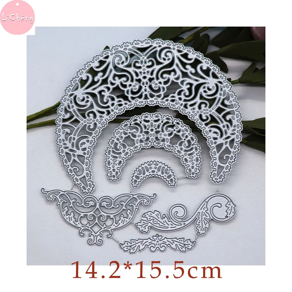 Металлические Вырубные штампы Moon для скрапбукинга изготовления открыток