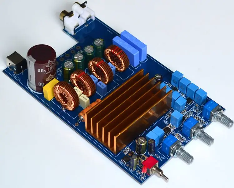 TPA3255 high power class D fever HIFI digital 2.1 amplifier board 300W+150W+150W (special offer | Электроника