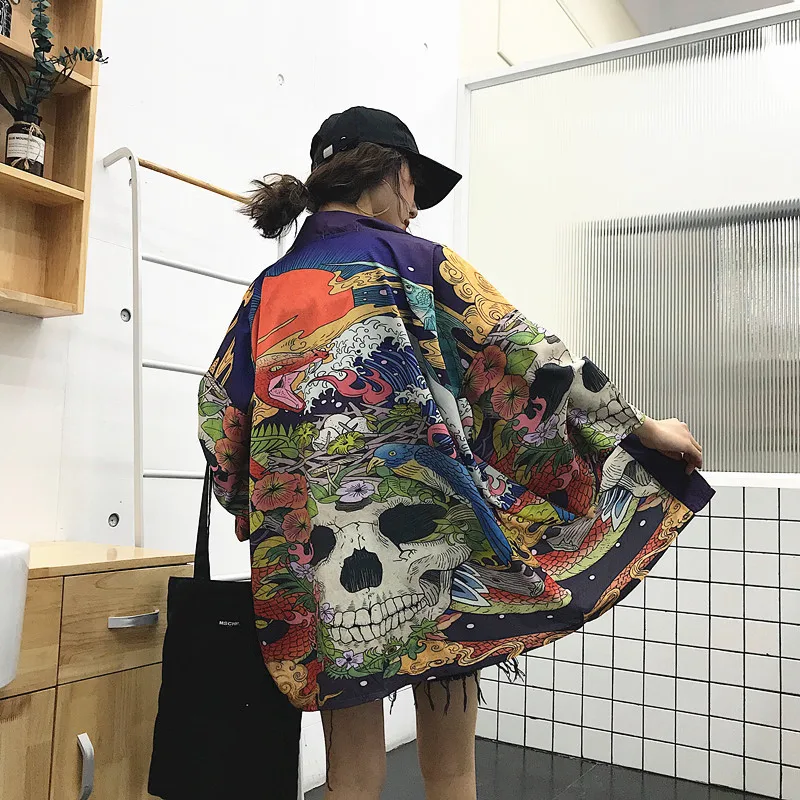 Женские топы лето 2020 милый топ Ulzzang Harajuku рубашка Японская уличная одежда блузка
