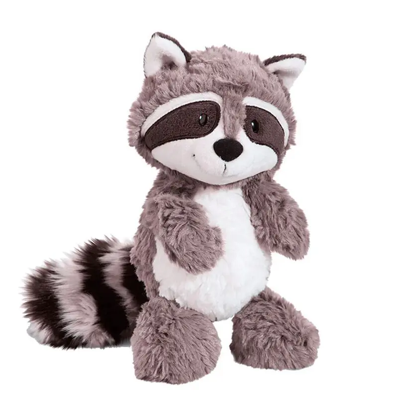Плюшевая игрушка Серый Енот 35-25 см милая мягкая Набивная енот кукольная подушка