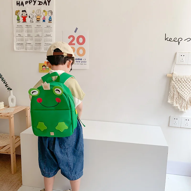

Chick Penguin Tortoise Frog Children Backpack for Boys and Girls Cute Kids Backpack Bag 2020 Kindergarten Student Nylon Backpack