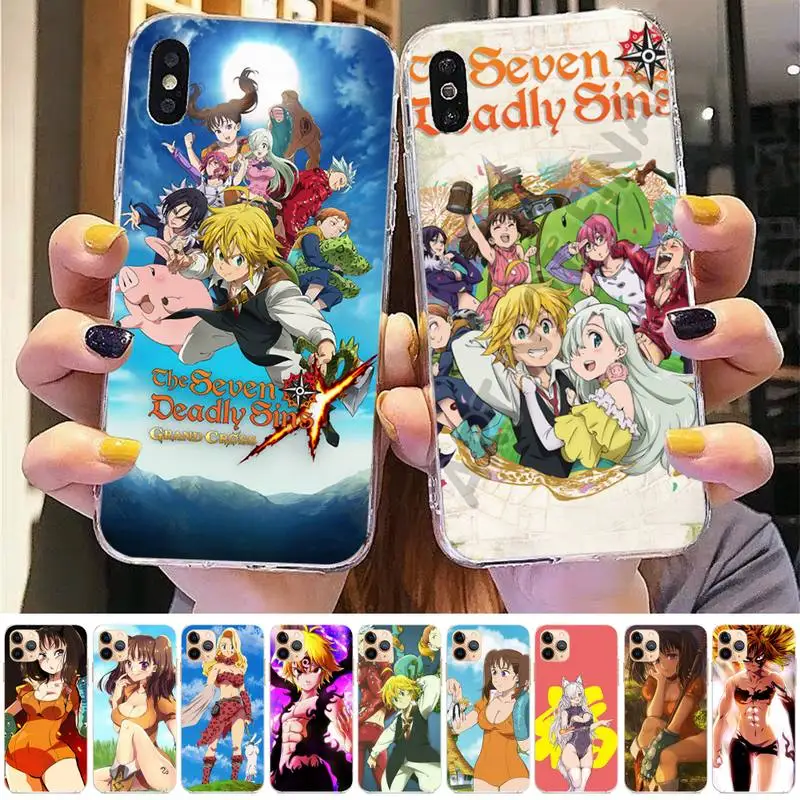 

Yinuoda Seven deadly sins Phone Case for iPhone 11 12 13 mini pro XS MAX 8 7 6 6S Plus X 5S SE 2020 XR case