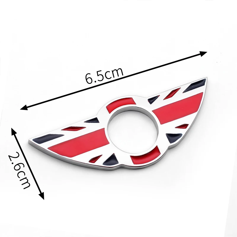 

1Pcs 3D Metal Door Pin Emblem Badge Wing Sticker Decal Auto Accessories For BMW MINI Cooper/S/ONE/Roadster/Clubman/Coupe