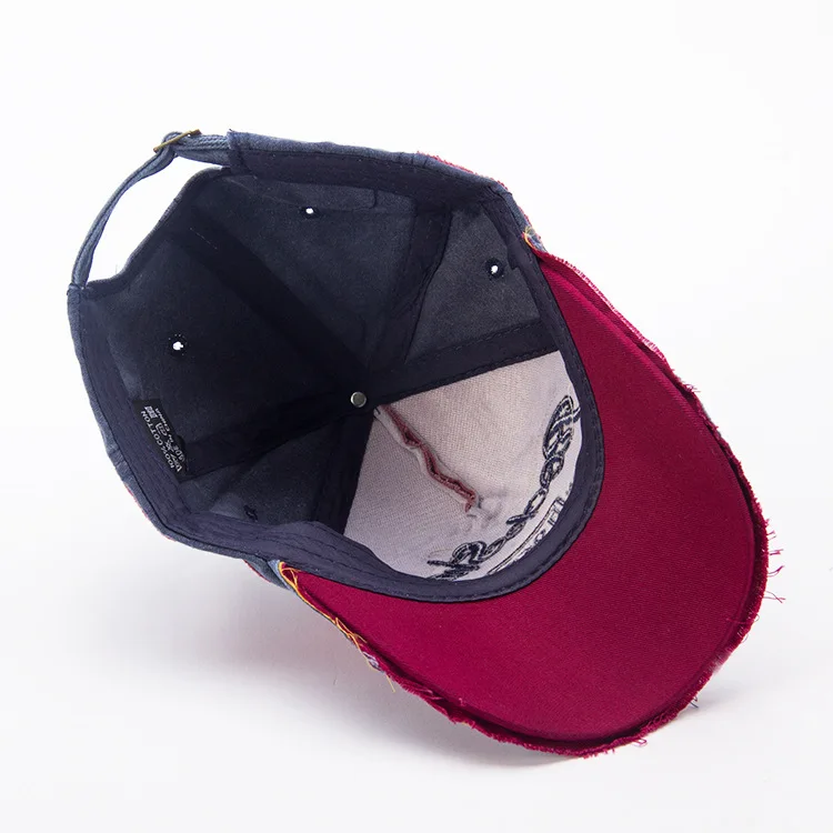 

Hot Selling Hat Vintage Fashion Broken Edge Baseball Cap Sun Hat Couple Sun Hat Quick delivery