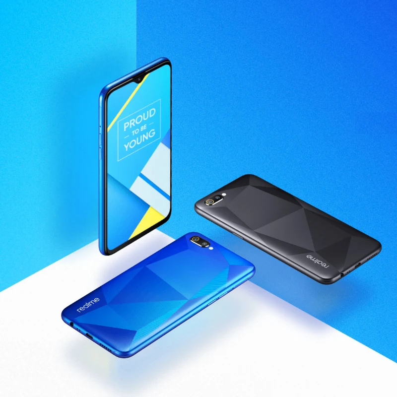 Realme C2 4G смартфон 6 1 дюймов Android 9 0 Helio P22 Восьмиядерный 13 МП + 2 Мп задняя камера 4000