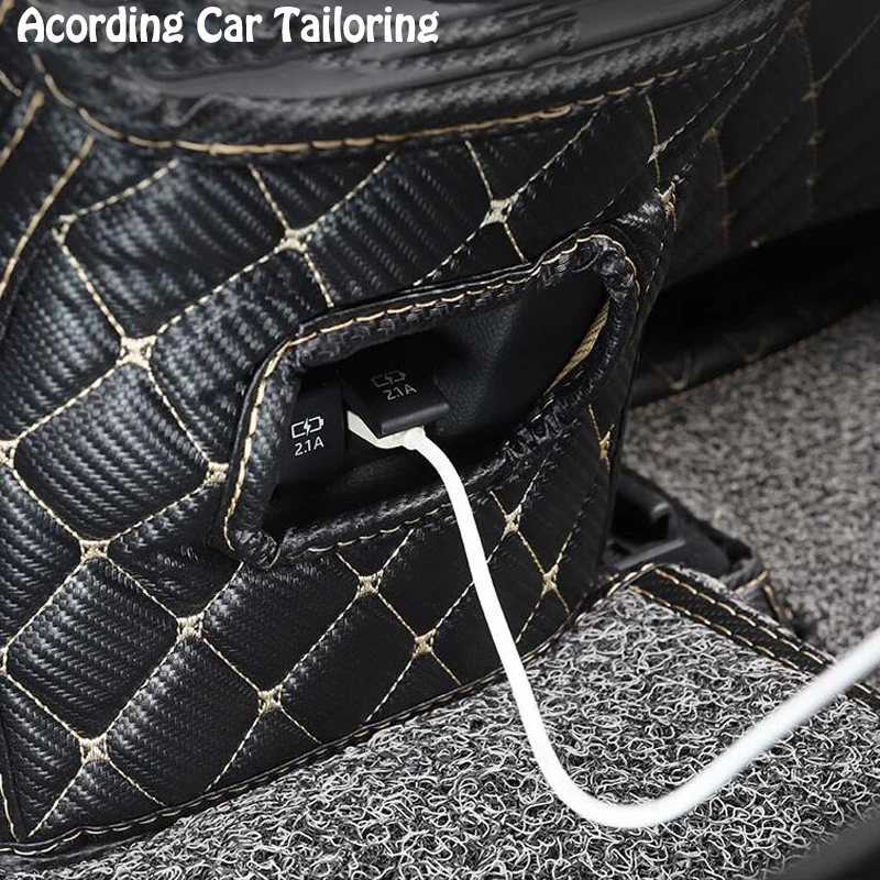 

Fit Toyota RAV4 2020 The Newest Anti-kick Pad Rear Seat Back Mat Anti-dirty Pad Protection With Storage Box Trim Accessories