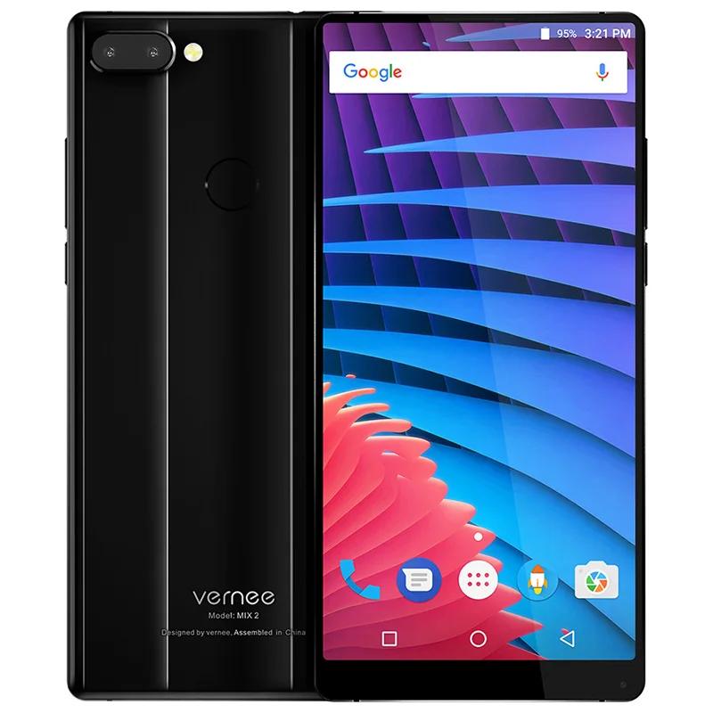 Отремонтированный смартфон Vernee Mix 2 4G Android 7 0 Восьмиядерный процессор MTK6757CD 6 ГБ + 64