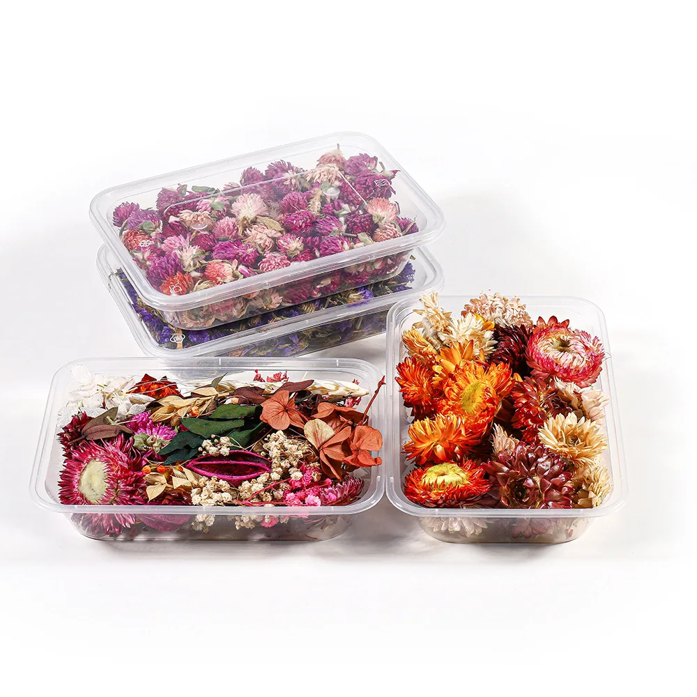 Ароматические свечи ручной работы 1 компл./Лот плавающие цветы сушеные материалы