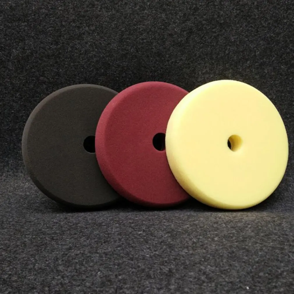 

3pcs/set 6 inch/7 inch Sponge Polishing Disc Flat Restoring Disc Polishing Wheel Disc Grinding Self-adhesive Sponge Disc