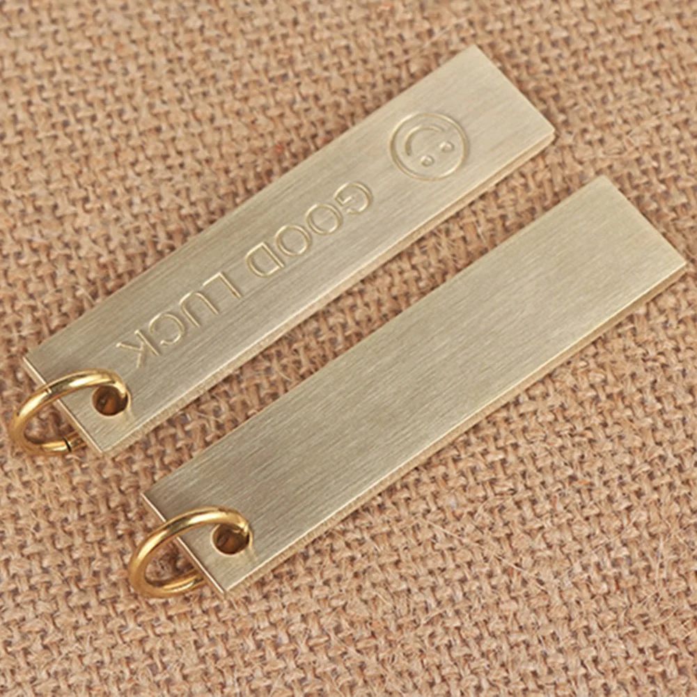 Винтажная миниатюрная латунная линейка шаблон для рисования брелок ключей