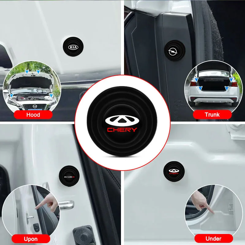 

Car Door Shock Absorber Buffer Noiseproof Damping Pad Sticker for Toyota Yaris Corolla Hilux Chr Auris Rav4 Land Car Accessories