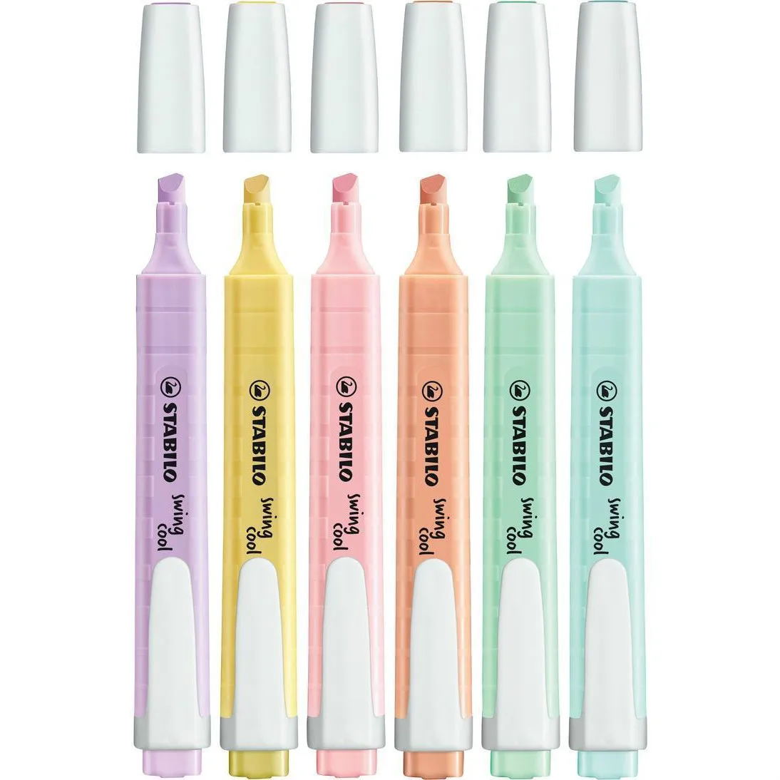 

Stabilo Pastel Color Swing Cool Pocket Highlighter Marker Colour Office School Set of 4/6 Colors Available