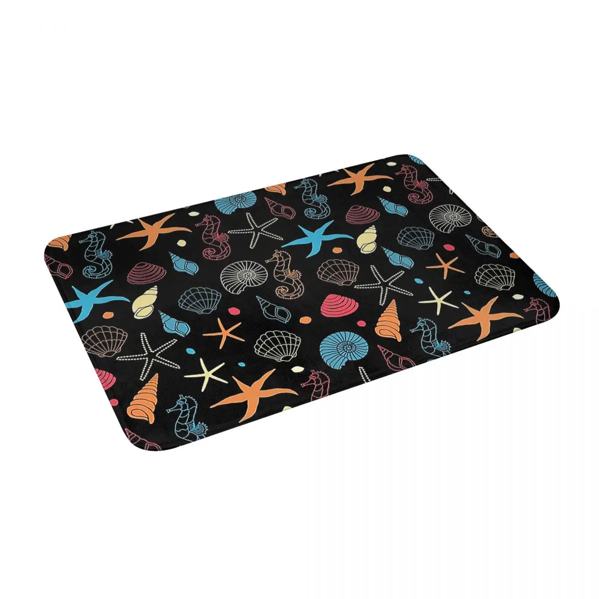 Ocean Beach Seashells Wonder Of The Sea Mat Soft Bath Non-Slip Welcome Mats for Floor Kitchen Printed Bathtub Shower | Дом и сад