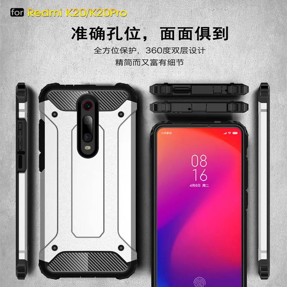Защитный чехол для Xiaomi Mi 9 T Гибридный ударопрочный полный Чехол Xaomi Xiomi Pro Бампер