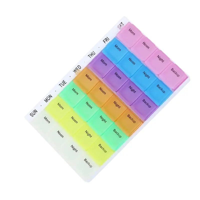 

1 PC Storage Box 28 Grids Creative Pill Organizer for Kids Adult