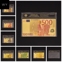 7pcslot color euro banknote sets 5 10 20 50 100 200 500 euro fake banknote paper money collection