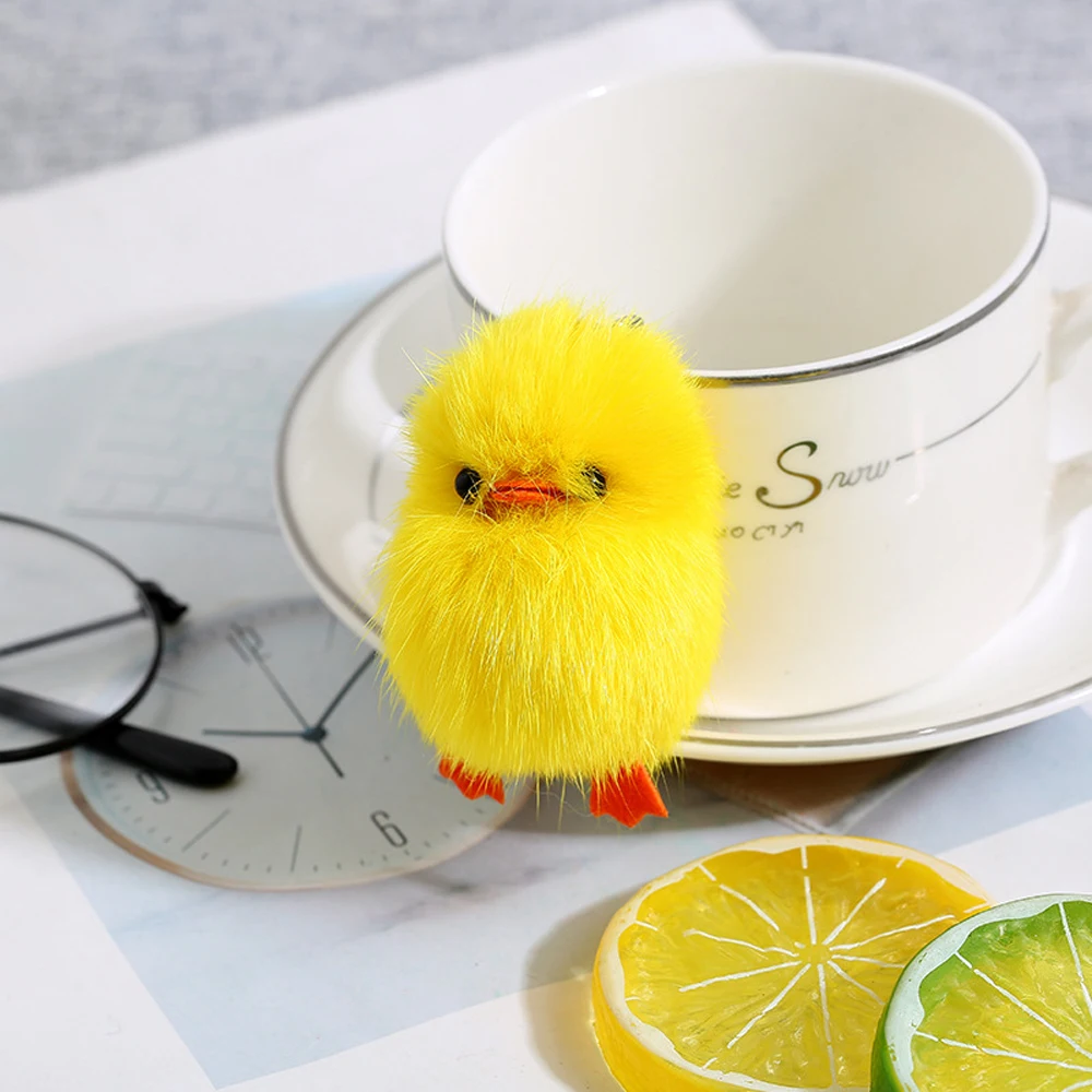 1 шт. и милые носки с рисунками зверей из мультфильмов мини мех желтая утка