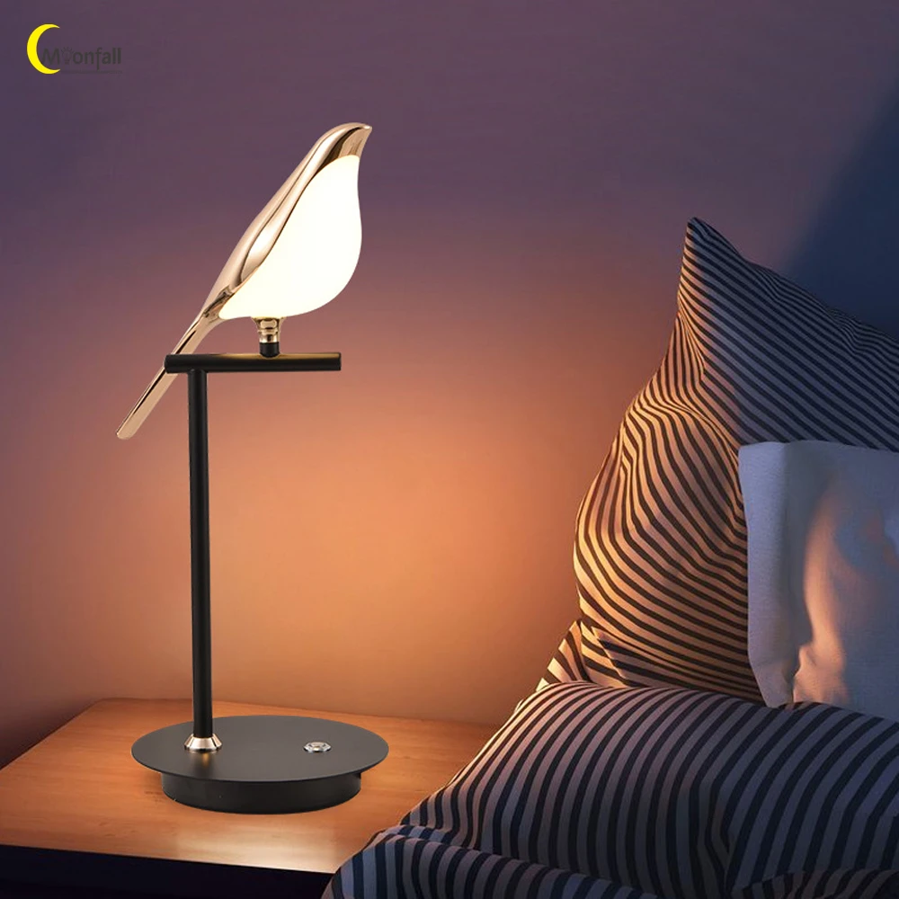 

Cmoonfall Lampara Mesa De Noche Nordic Led Bedroom Decoration Bedside Reading Table Lamp Study Book Desk Night Lights Luminaria