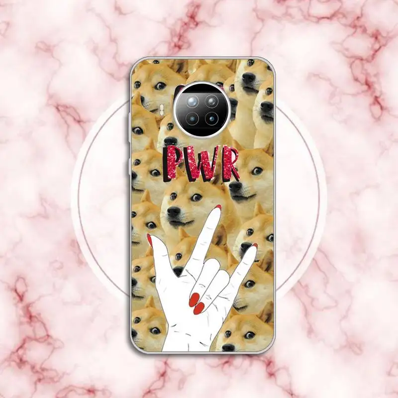 

Aesthetic letter Lovely Girl Power Dog animal Phone Case Transparent for Xiaomi Redmi note 10 t 8 9 pro lite 11