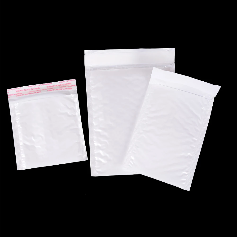 

10 шт./лот пустые белые пузырчатые конверты с мягкой подкладкой многофункциональные упаковочные материалы пакеты для доставки пузырчатые п...