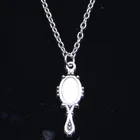 Ожерелье унисекс, с зеркальными подвесками, 27x10 мм