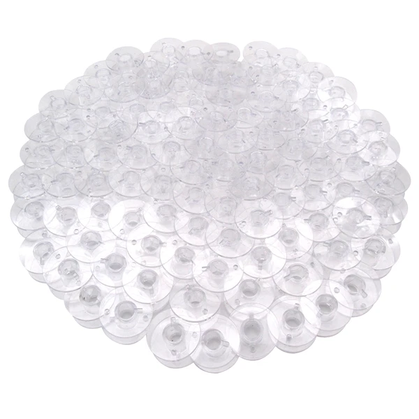 100PCS 2518P SA156 X52800150 пластиковые катушки подходят для BROTHER VIKING SINGER CLASS 15 - Цвет: 100PCS