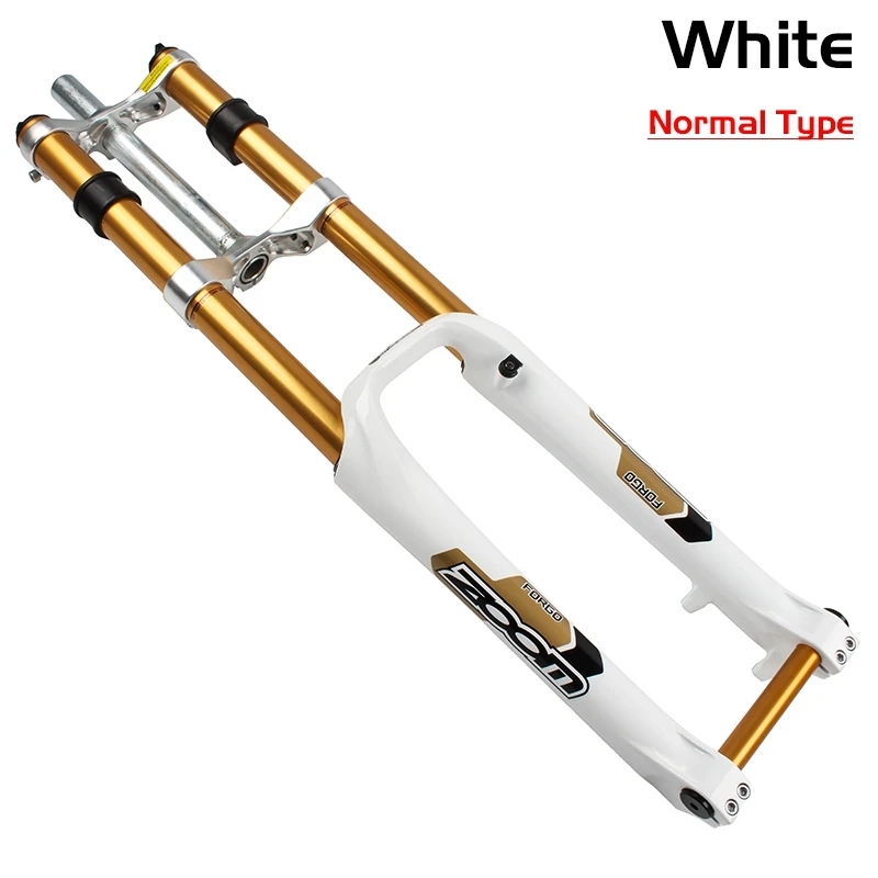 White-Normal ZOOM 680DH AMS 2" дисковый тормоз DH для горного велосипеда, подвесная Вилка передней оси, детали для велосипеда 170 мм, амортизирующая Велосипедная вилка для горного велосипеда - Цвет: White-Normal