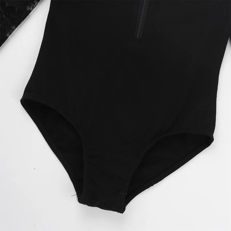 Балетки с цветочным рисунком для девочек Кружевное бальное платье-трико занятий