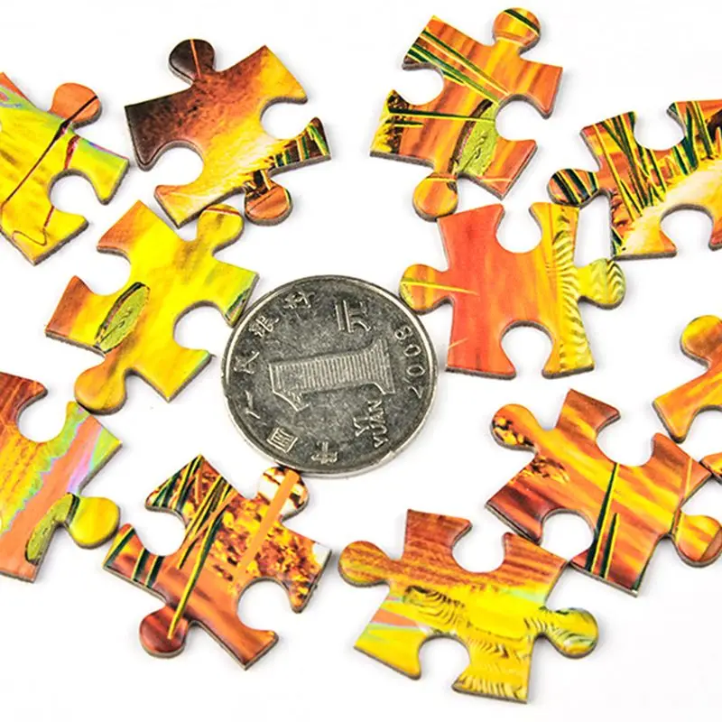 

1000Pcs/Pack Thicken Puzzle Landscape Assemble Jigsaw Toys Home Decoration K1MA Hot Puzzle