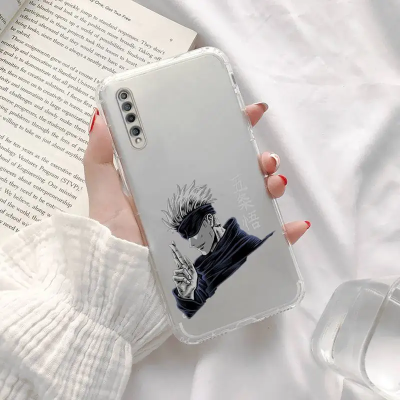 

animal Jujutsu Kaisen cartoon Phone Case Transparent For Xiaomi Redmi K30 10T 10X 9 9A 8 8A K40 T S note 8 9 10 PRO 5G